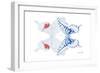 Miss Butterfly Duo Parisuthus - X-Ray White Edition-Philippe Hugonnard-Framed Photographic Print