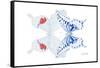 Miss Butterfly Duo Parisuthus - X-Ray White Edition-Philippe Hugonnard-Framed Stretched Canvas