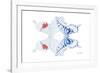 Miss Butterfly Duo Parisuthus - X-Ray White Edition-Philippe Hugonnard-Framed Photographic Print