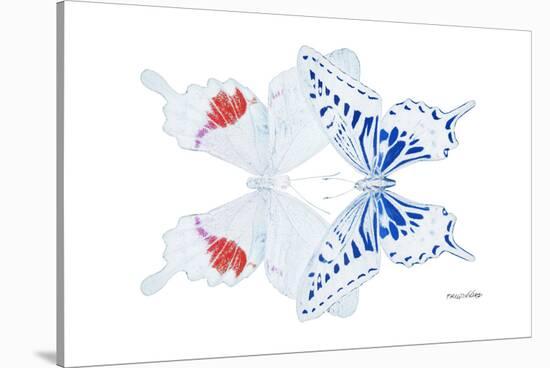 Miss Butterfly Duo Parisuthus - X-Ray White Edition-Philippe Hugonnard-Stretched Canvas