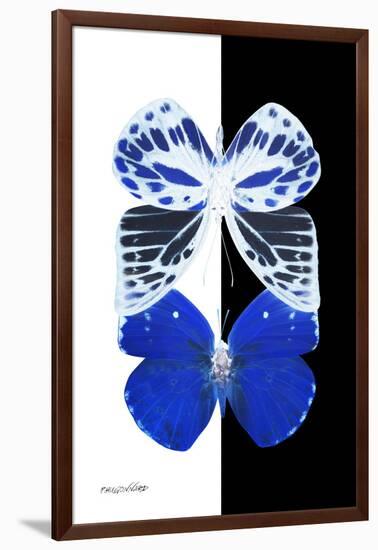 Miss Butterfly Duo Priopomia II - X-Ray B&W Edition-Philippe Hugonnard-Framed Photographic Print