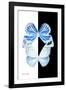 Miss Butterfly Duo Salateuploea II - X-Ray B&W Edition-Philippe Hugonnard-Framed Photographic Print