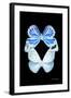 Miss Butterfly Duo Salateuploea II - X-Ray Black Edition-Philippe Hugonnard-Framed Photographic Print