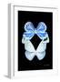 Miss Butterfly Duo Salateuploea II - X-Ray Black Edition-Philippe Hugonnard-Framed Photographic Print