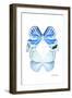 Miss Butterfly Duo Salateuploea II - X-Ray White Edition-Philippe Hugonnard-Framed Photographic Print