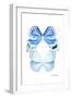 Miss Butterfly Duo Salateuploea II - X-Ray White Edition-Philippe Hugonnard-Framed Photographic Print