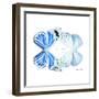 Miss Butterfly Duo Salateuploea Sq - X-Ray White Edition-Philippe Hugonnard-Framed Photographic Print