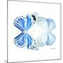 Miss Butterfly Duo Salateuploea Sq - X-Ray White Edition-Philippe Hugonnard-Mounted Photographic Print