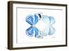 Miss Butterfly Duo Salateuploea - X-Ray White Edition-Philippe Hugonnard-Framed Photographic Print