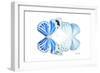 Miss Butterfly Duo Salateuploea - X-Ray White Edition-Philippe Hugonnard-Framed Photographic Print