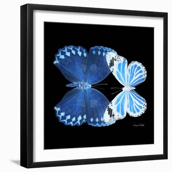 Miss Butterfly Duo Stichatura Sq - X-Ray Black Edition-Philippe Hugonnard-Framed Photographic Print