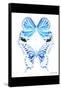 Miss Butterfly Duo Xugenutia II - X-Ray B&W Edition-Philippe Hugonnard-Framed Stretched Canvas