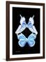 Miss Butterfly Duo Xugenutia II - X-Ray Black Edition-Philippe Hugonnard-Framed Photographic Print