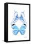 Miss Butterfly Duo Xugenutia II - X-Ray White Edition-Philippe Hugonnard-Framed Stretched Canvas