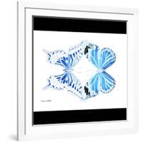 Miss Butterfly Duo Xugenutia Sq - X-Ray B&W Edition-Philippe Hugonnard-Framed Photographic Print