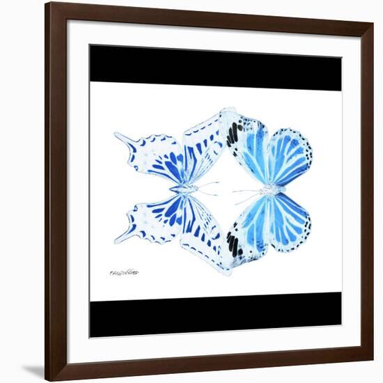 Miss Butterfly Duo Xugenutia Sq - X-Ray B&W Edition-Philippe Hugonnard-Framed Photographic Print