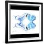 Miss Butterfly Duo Xugenutia Sq - X-Ray B&W Edition-Philippe Hugonnard-Framed Photographic Print