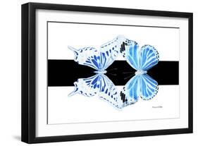 Miss Butterfly Duo Xugenutia - X-Ray B&W Edition-Philippe Hugonnard-Framed Photographic Print