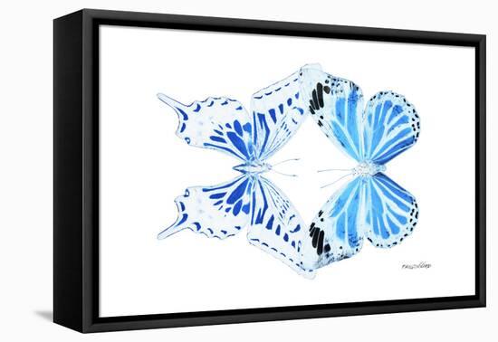 Miss Butterfly Duo Xugenutia - X-Ray White Edition-Philippe Hugonnard-Framed Stretched Canvas