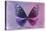 Miss Butterfly Euploea - Purple & Hot Pink-Philippe Hugonnard-Stretched Canvas