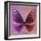 Miss Butterfly Euploea Sq - Hot Pink & Red-Philippe Hugonnard-Framed Photographic Print