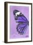 Miss Butterfly Genutia Profil - Purple-Philippe Hugonnard-Framed Photographic Print