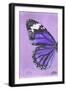 Miss Butterfly Genutia Profil - Purple-Philippe Hugonnard-Framed Photographic Print