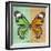 Miss Butterfly Genutia Sq - Green & Honey-Philippe Hugonnard-Framed Photographic Print