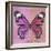 Miss Butterfly Genutia Sq - Pink & Hot Pink-Philippe Hugonnard-Framed Photographic Print