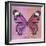 Miss Butterfly Genutia Sq - Pink & Hot Pink-Philippe Hugonnard-Framed Photographic Print