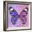 Miss Butterfly Genutia Sq - Purple & Pink-Philippe Hugonnard-Framed Photographic Print