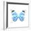 Miss Butterfly Genutia Sq - X-Ray White Edition-Philippe Hugonnard-Framed Photographic Print