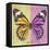 Miss Butterfly Genutia Sq - Yellow & Pink-Philippe Hugonnard-Framed Stretched Canvas