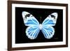 Miss Butterfly Genutia - X-Ray Black Edition-Philippe Hugonnard-Framed Photographic Print