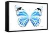 Miss Butterfly Genutia - X-Ray White Edition-Philippe Hugonnard-Framed Stretched Canvas