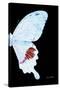 Miss Butterfly Hermosanus - X-Ray Right Black Edition-Philippe Hugonnard-Stretched Canvas