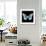 Miss Butterfly Melaneus Sq - X-Ray Black Edition-Philippe Hugonnard-Framed Photographic Print displayed on a wall