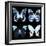 Miss Butterfly X-Ray Black Square II-Philippe Hugonnard-Framed Photographic Print