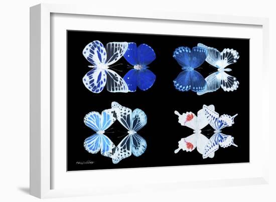 Miss Butterfly X-Ray Duo Black II-Philippe Hugonnard-Framed Photographic Print