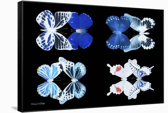 Miss Butterfly X-Ray Duo Black II-Philippe Hugonnard-Framed Stretched Canvas