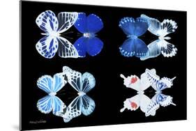 Miss Butterfly X-Ray Duo Black II-Philippe Hugonnard-Mounted Photographic Print