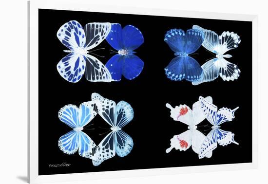 Miss Butterfly X-Ray Duo Black II-Philippe Hugonnard-Framed Photographic Print