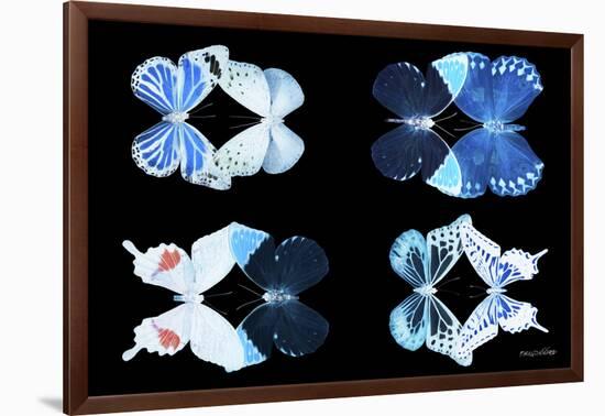 Miss Butterfly X-Ray Duo Black III-Philippe Hugonnard-Framed Photographic Print