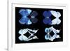 Miss Butterfly X-Ray Duo Black IV-Philippe Hugonnard-Framed Photographic Print