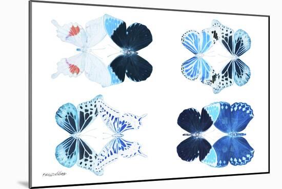 Miss Butterfly X-Ray Duo White II-Philippe Hugonnard-Mounted Photographic Print