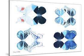 Miss Butterfly X-Ray Duo White II-Philippe Hugonnard-Stretched Canvas