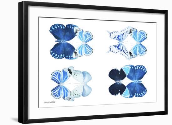 Miss Butterfly X-Ray Duo White IV-Philippe Hugonnard-Framed Photographic Print