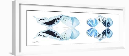 Miss Butterfly X-Ray Duo White Pano II-Philippe Hugonnard-Framed Photographic Print