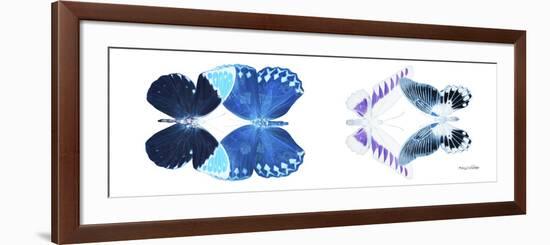 Miss Butterfly X-Ray Duo White Pano III-Philippe Hugonnard-Framed Photographic Print