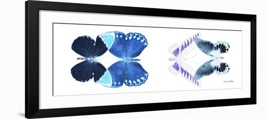 Miss Butterfly X-Ray Duo White Pano III-Philippe Hugonnard-Framed Photographic Print